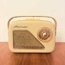 Radio Vintage Nordmende Mambo 59 1959 Transistor D’Epoche Holz E Leder Design