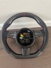 Porsche 991 981 997 987 911 Cayman Carbon Fiber Sport Design Steering Wheel Read