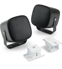 Saiyin Marine 4in Boat Speakers Pair Waterproof Dustproof 30W 6ohm UTV GolfCart