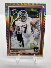 2025 Donruss Optic Bijan Robinson Flex Emoji Prizm #118 FALCONS Case Hit SP /199