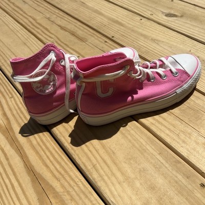 Converse Chuck Taylor All Star Lift Platform Retro Varsity High Pink A07141C
