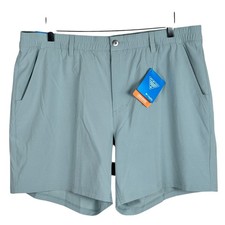 NEW Columbia PFG Uncharted Shorts Crushed Blue Mens XL Lined Quick Dry 55