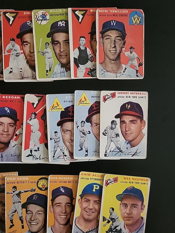 1954 Topps Baseball Card Lot - 38 Different - W/ Gus Zernial and Jim Rivera - Image 4 of 4