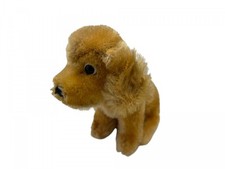 Steiff Animal Soft Toy Collector 4300/12 Dog 13cm. Excellent Condition
