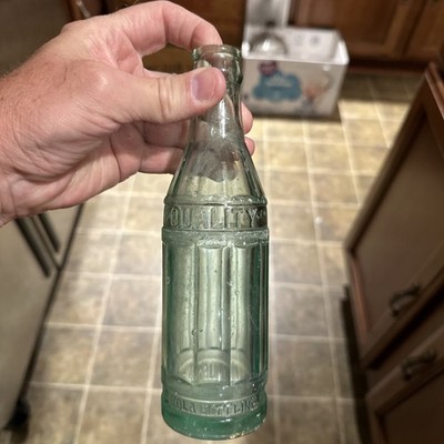 Quality Beverages Embossed Soda Bottle Pop Kola Bottling Shelbyville Tennessee