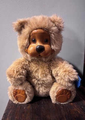 Vintage Robert Raikes  wood face  Kevi Bear 1988 by Applause 