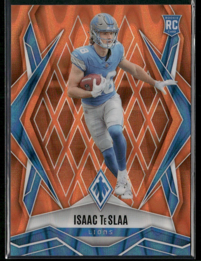 2025 Panini Phoenix Isaac Teslaa #189 Orange Seismic /20 RC