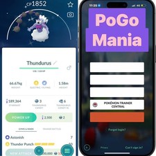 Shiny Thundurus (Incarnate Forme)✨mini PTC 20k✨(read description)