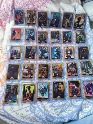 Topps Chrome Deadpool 2025 COMPLETE SET COMIC BOOK GOLD CB KOMPLETT CB 1-30 #CB