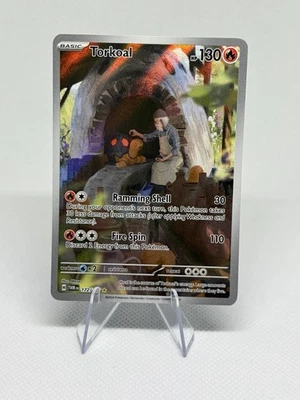 Pokémon Torkoal Illustration Rare Holo SV06 Twilight Masquerade #172/167 - Image 1 of 4