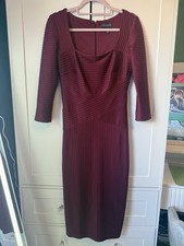 Women’s Long Tall Sally Burgundy Evening Dress. Size 10. Excellent Condition