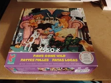 Ceaco PAWS GONE WILD Grandma's Armchair 550 Piece Jigsaw Puzzle 
