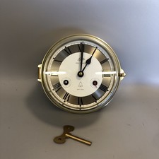 Schatz | Sea-Quartz | Messing Schiffsuhr Glasenuhr Marineuhr m. Bell Schlag #B1