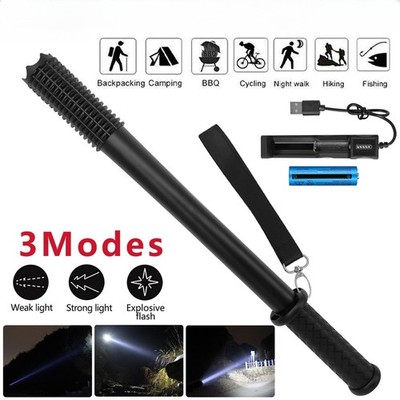 99000LM Baseball Bat LED Flashlights Waterproof Powerful Aluminium for ...