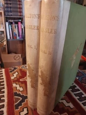 Walton's Complete Angler 1893/2 Volumes Limited Tercentenary Edition 285/350/VG