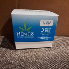 1-HEMPZ NIGHT DREAM CREAM HYDRATING HERBAL NIGHT MASK- 3.4floz NIB FREE SHIP