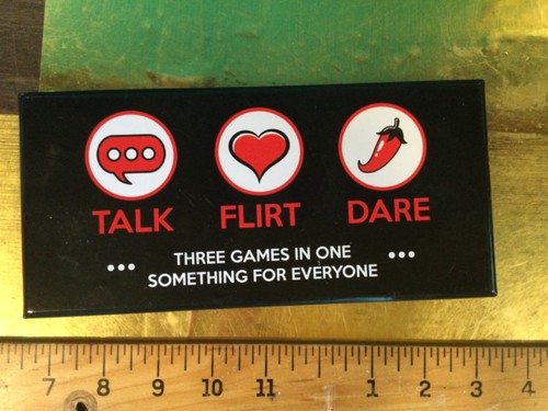 TALK,FLIRT,DARE GIOCO DI CARTE TRE GIOCHI IN UNO ETÀ 14+COMPLETO - Foto 7 di 14