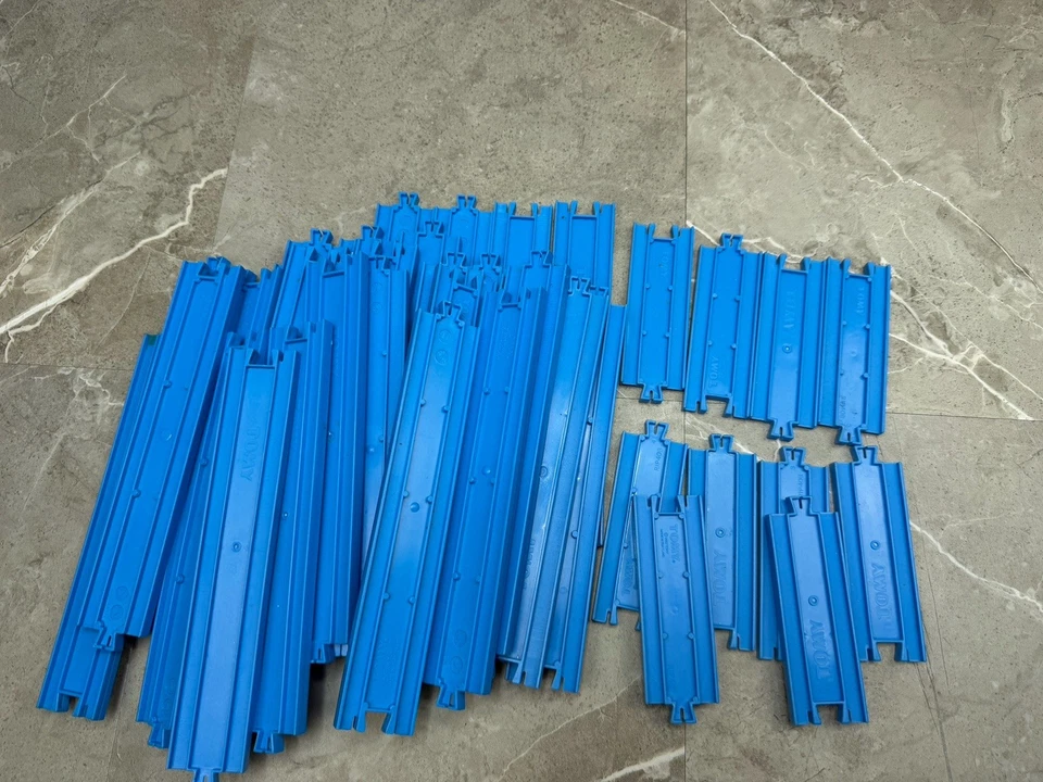 TOMY Thomas & Friends Trackmaster Blue Tracks Lote de Straight Track Foto 2 de 4