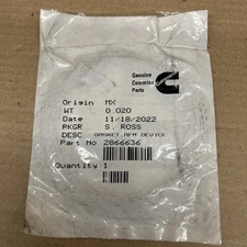 GENUINE OEM CUMMINS AFM DEVICE INLET JOINT GASKET 2866636