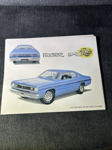 Vintage Chrysler Plymouth Dodge AMC Dealer Showroom Art Complete 16 Print Set - Picture 6 of 18
