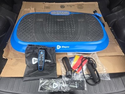 LifePro Waver Vibration Plate Exercise Machine Model WVR1010 Remote Bands Rope