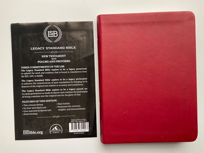 #ad LSB New Testament Psalms Proverbs Legacy Standard Bible $18.62