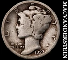 1923 Silver Mercury Dime - Scarce  Better Date  No Reserve  #G8756