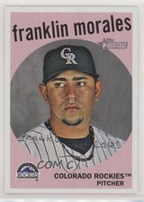 2008 Topps Heritage Franklin Morales #379 0c4