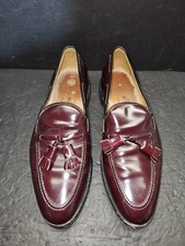 Allen Edmonds Classic Oxblood Leather Grayson Tassel Loafers Dress Shoes Mens 11