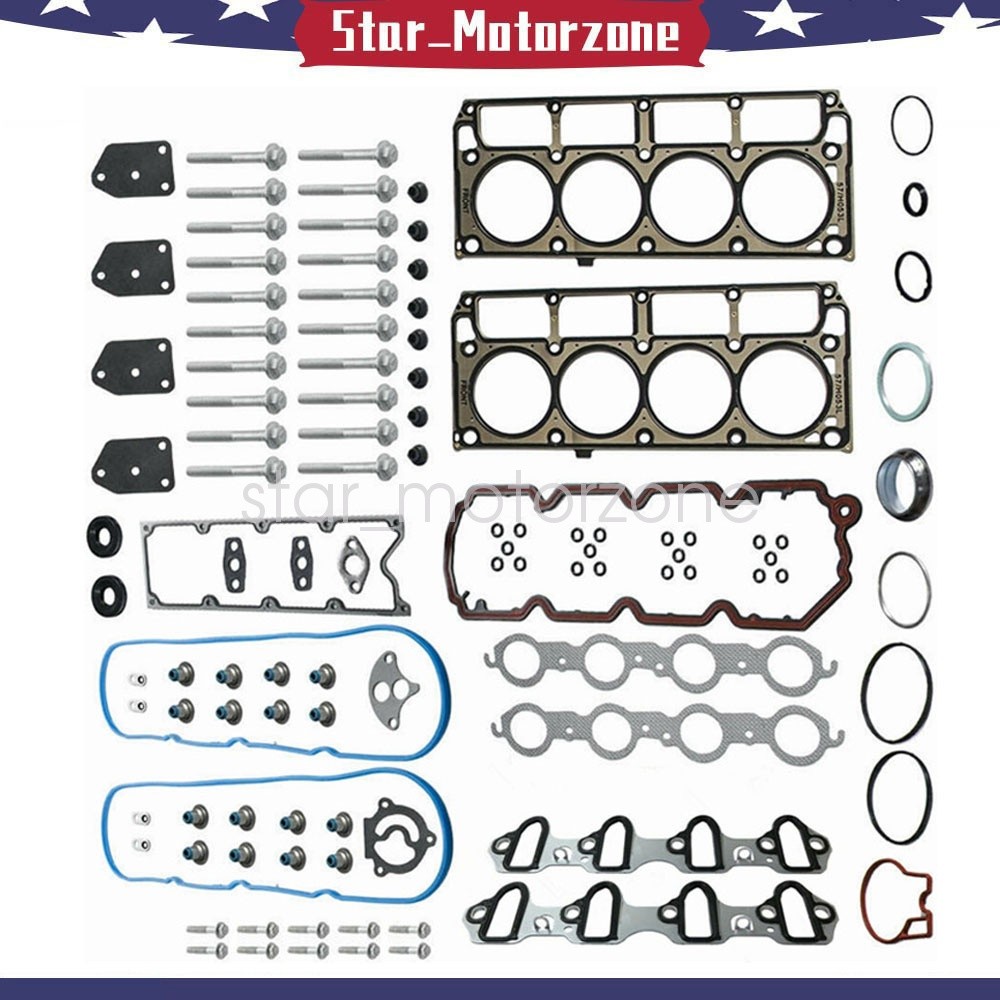 Head Gasket Bolts Set For 2004-2014 Chevy Silverado GMC Sierra Buick 4.8L 5.3L