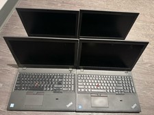 LOT of 4 Lenovo ThinkPad T560 Laptop i5-6200U 2.3GHz 8GB RAM No SSD/OS - READ