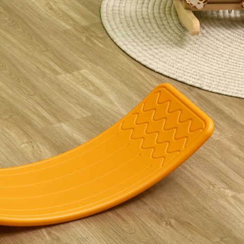 ZONEKIZ Kids Wobble board, Montessori-Inspired Toy for 3-6 Years, Orange - Picture 8 of 11