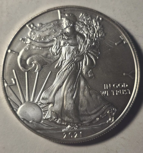 2021 Silver Eagle $1 Dollar 1oz Uncirculated .999 -