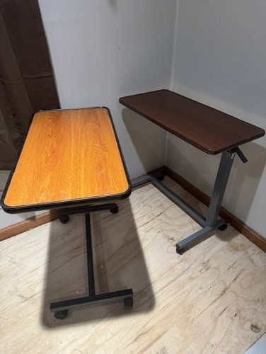 vaunn medical adjustable overbed bedside table