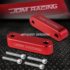 For 88-00 Civic90-01 Integra Red Aluminum Hood Riser Spacer Kit Air In Flow