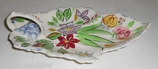 Blue Ridge Pottery China Summertime Leaf Celery Dish! MINT