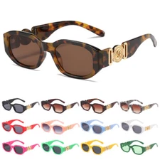 Irregular Rectangle Sunglasses Women Ladies 90’s Trendy Design Small Sun Glasses