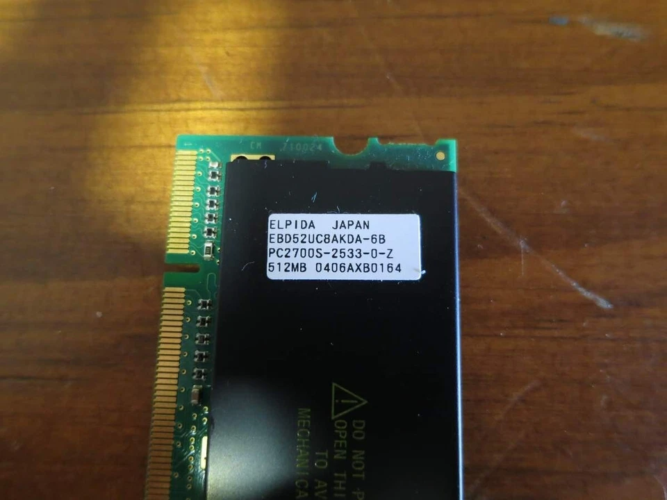 Elpida EBD52UC8AKDA-6B DDR 512 Mb RAM for Dell M60 - Image 2 of 2