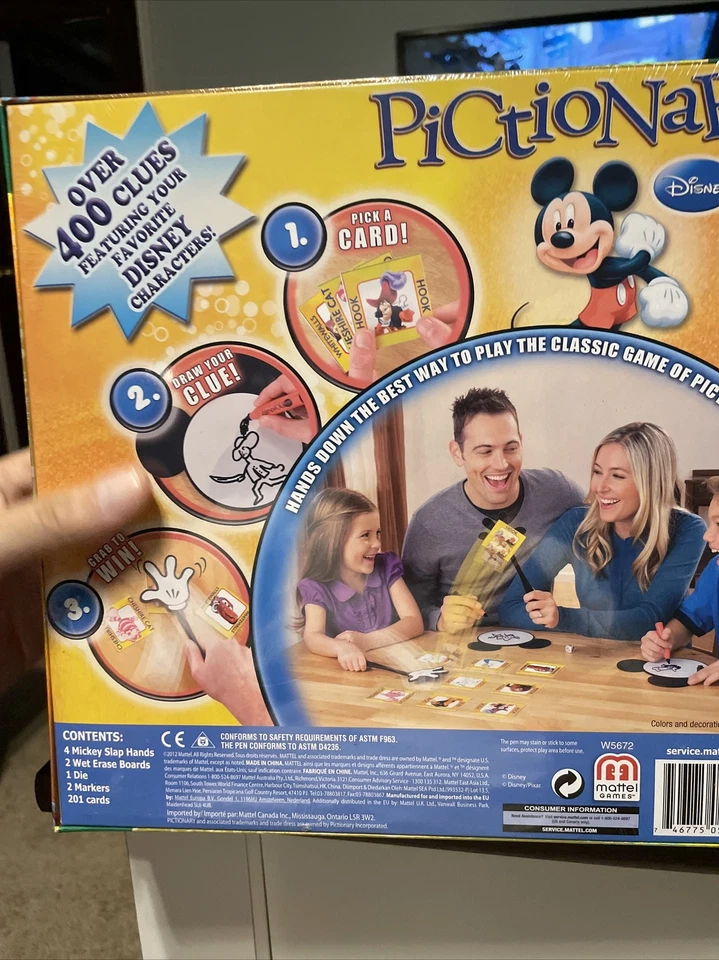 NEW Disney Pictionary Game Family Board Game by Mattel  Game  - Image 4 of 4