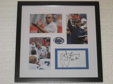 James Franklin signed Autograph Card Penn State Football COA Signature