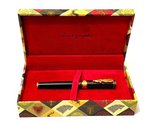 Montegrappa Game of Thrones Baratheon Rollerball Pen Tintenroller Full Set NEU - Bild 8 von 11