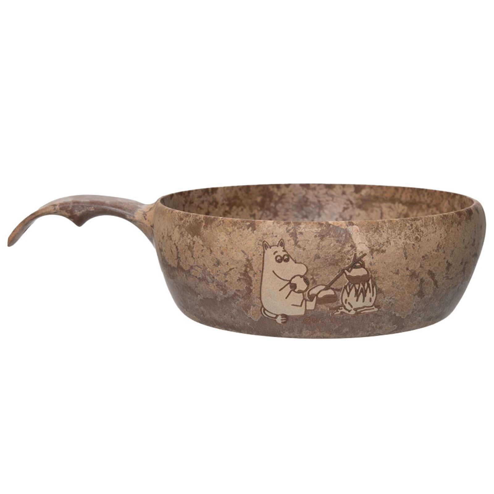 KUPILKA 55 Moomin Café Marrón MC/BN Plato Profundo Sopa Cuenco con Mango 550m...