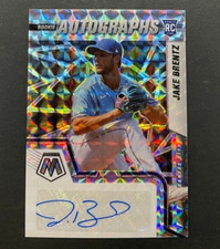 2022 Panini Mosaic - Jake Brentz #RAM-BR Kansas City Royals RC Silver Prizm AUTO