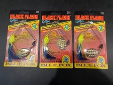 Blue Fox Black Flash Rattling Spinner Bait 3/...