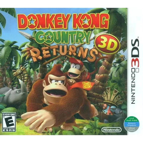 Donkey Kong Country Returns 3D 3DS Brand New Game (Multiplayer, 2016 Platform)