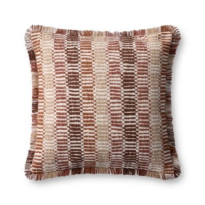 ll II Pillow, Orange/Multi