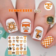 TN Vols Football Waterslide Nail Art Decals Set Of 50  Instructions & Bonus