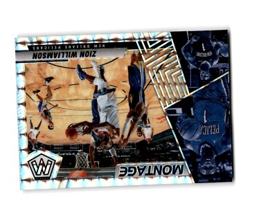 2021-22 Mosaic Basketball Montage Silver Prizm #29 Zion Williamson - Pelicans