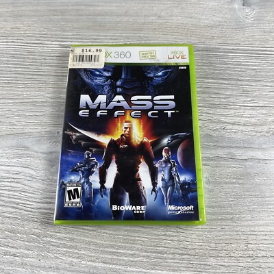 MASS EFFECT (Microsoft Xbox 360, 2007) Complete!  Tested and works