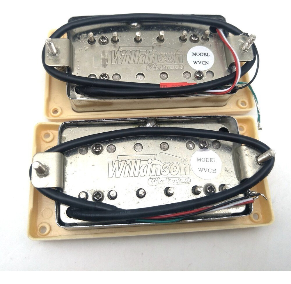 Wilkinson WVC AlNiCo V Nickel Silver 4C Humbucker Pickups | eBay